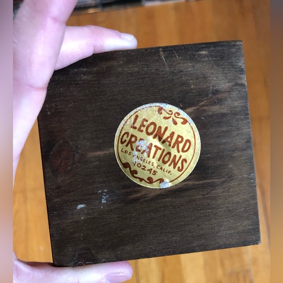 Vintage Glass Incased Flower Arrangement by Leonard Creations - Picture 8 of 10